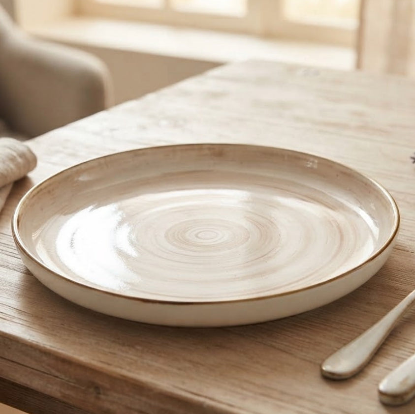 Danny Home Marble Swirl Dessert Plate 20.3cm at Zubaidas Homestore 