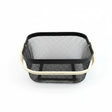 Danny Home Mesh Stainless Steel Storage Basket 24cm Black at Zubaidas Homestore