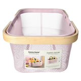 Danny Home Mesh Stainless Steel Storage Basket 42.2cm Pink at Zubaidas Homestore Pakistan