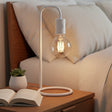 Danny Home Metal Light Lamp White at Zubaidas Homestore