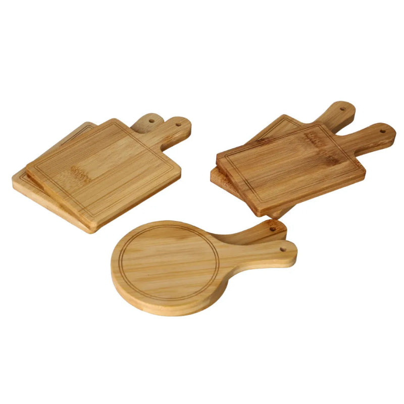 Danny Home Mini Bamboo Serving Trays 6 Pieces Set at Zubaidas Homestore Pakistan