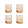 Danny Home Misted Glass Cup 4 Pieces Set 280ml Amber at Zubaidas Homestore