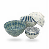 Danny Home Mixed Pattern Ceramic Bowl 10 Pieces Set at Zubaidas Homestore Pakistan