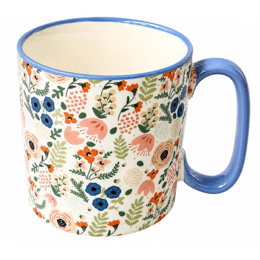 Danny Home Multi Flower Ceramic Mug 450ml Zubaidas Homestore Pakistan