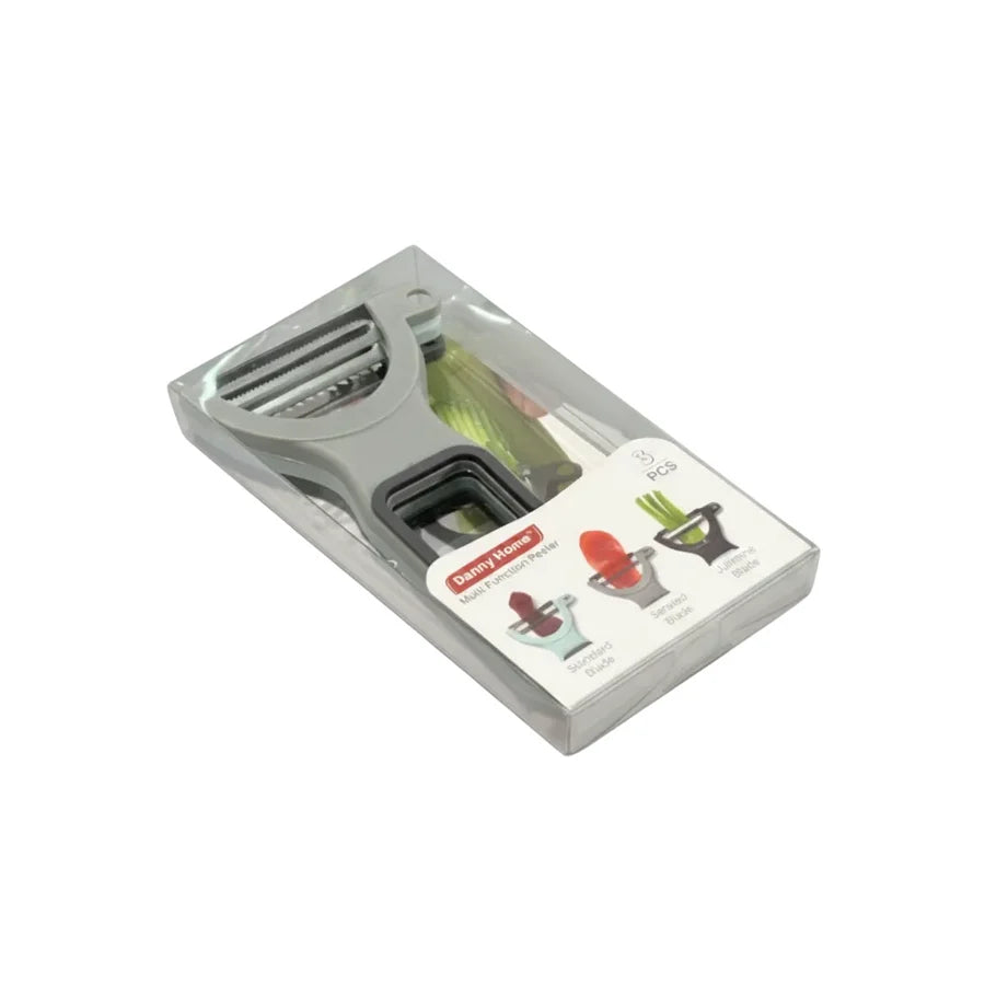 Danny Home Multi Functional Peeler 3 Pieces Set 13.5cm at Zubaidas Homestore