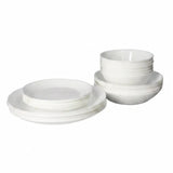 Danny Home Opal Glass Dinner Set 24 Pieces White at Zubaidas Homestore Pakistan