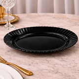 Danny Home Opal Glass Serving Plate 34cm Black at Zubaidas Homestore 