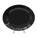 Danny Home Opal Glass Serving Plate 34cm Black at Zubaidas Homestore Pakistan