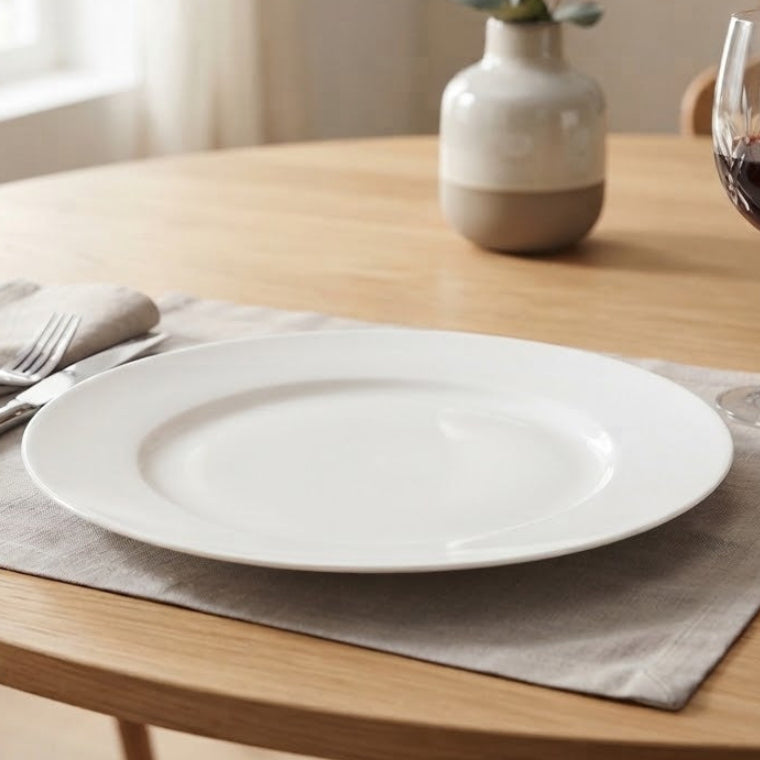 Danny Home Opal Serving Plate White 26.6cm at Zubaidas Homestore