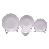 Danny Home Opalware Dinner Set 24 Pieces White at Zubaidas Homestore Pakistan