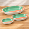 Danny Home Oval Ceramic Baking Dish 3 Pieces Set at Zubaidas Homestore