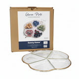 Danny Home Oval Glass Serving Platter 32 cm at Zubaidas Homestore