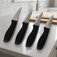 Danny Home Paring Knife Set 4 Pieces Black at Zubaidas Homestore