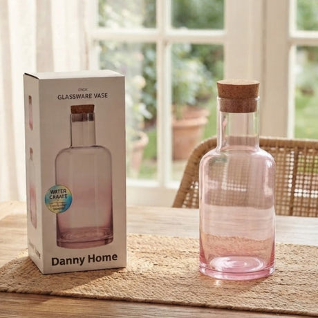 Danny Home Pink Glass Water Carafe 1520ml at Zubaidas Homestore 