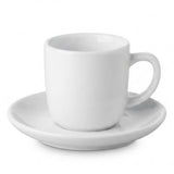 Danny Home Plain White Cup and Saucer Set at Zubaidas Homestore