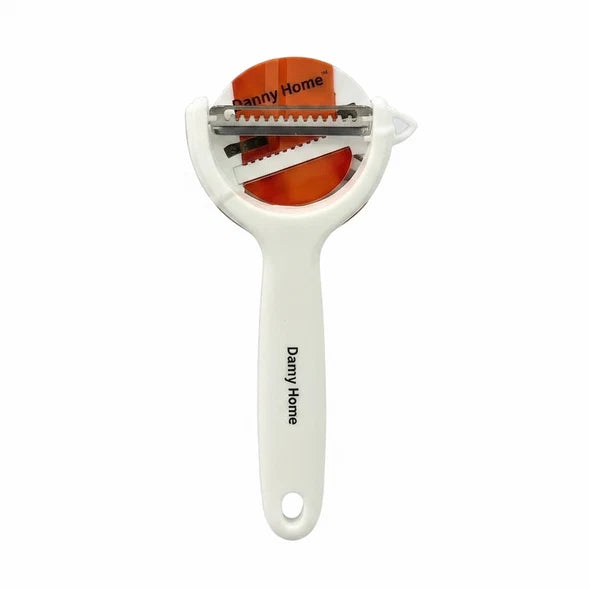 Danny Home Plastic and Stainless Steel White Peeler 14cm at Zubaidas Homestore Pakistan