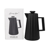 Danny Home Pleated Black Vacuum Jug 1 Liter at Zubaidas Homestore