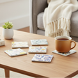 Danny Home Porcelain Coaster 6 Pieces Set 10cm at Zubaidas Homestore 