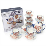 Danny Home Porcelain Floral 16 Pieces Tea Set at Zubaidas Homestore