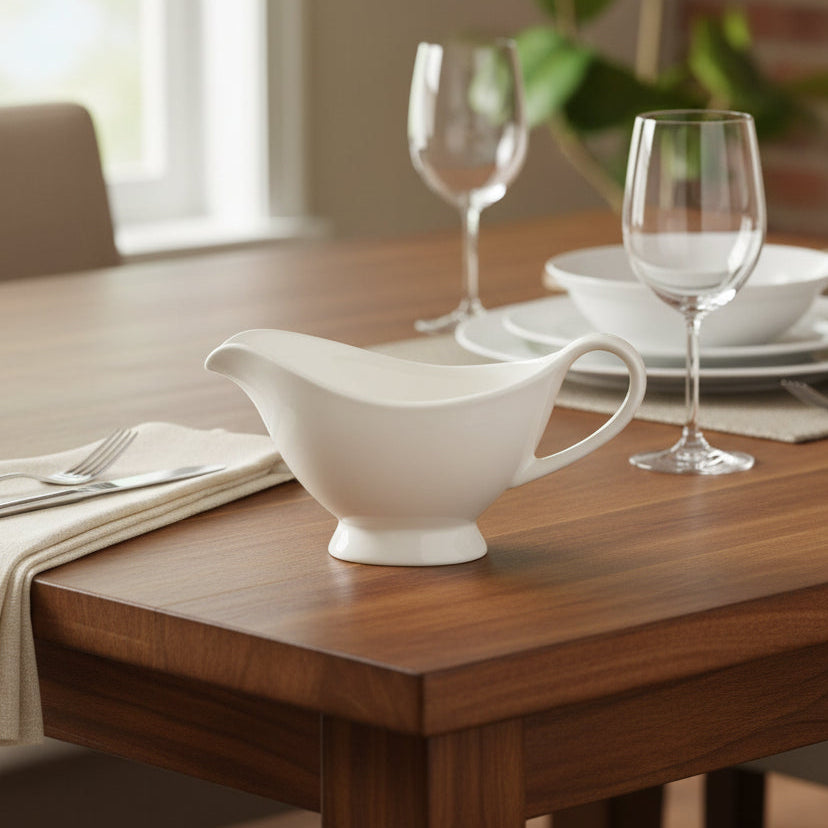 Danny Home Porcelain Milk Pot 230ml White at Zubaidas Homestore Pakistan