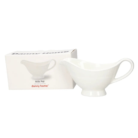 Danny Home Porcelain Milk Pot 230ml White at Zubaidas Homestore