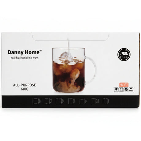 Danny Home Premium Glass Cup 500ml at Zubaidas Homestore Pakistan