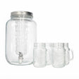 Danny Home Premium Glass Dispenser Set 5 Pieces at Zubaidas Homestore Pakistan