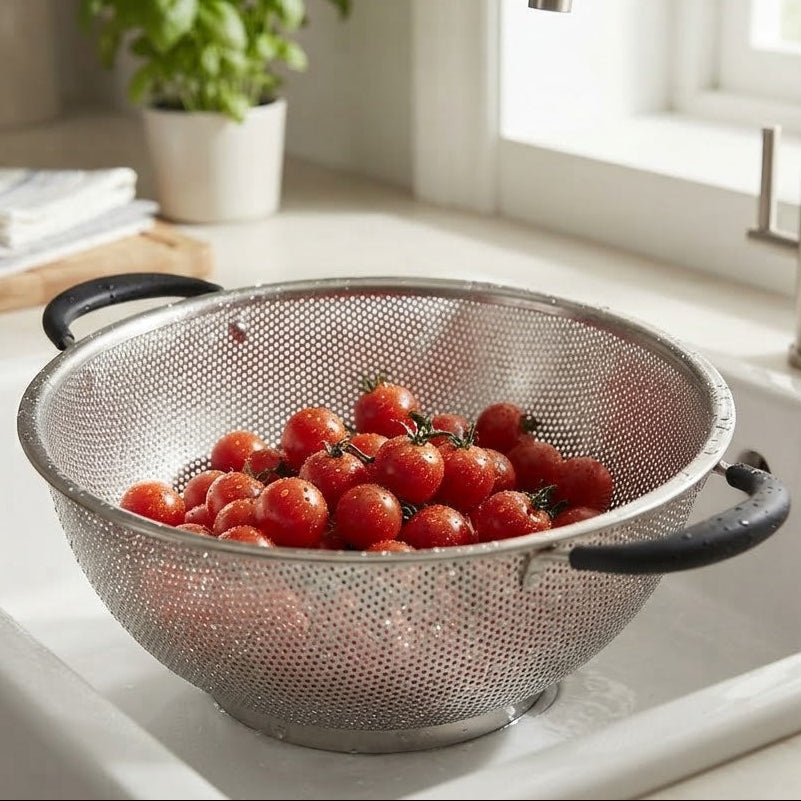 Danny Home Punching Hole Colander Basket 28.5cm at Zubaidas Homestore 