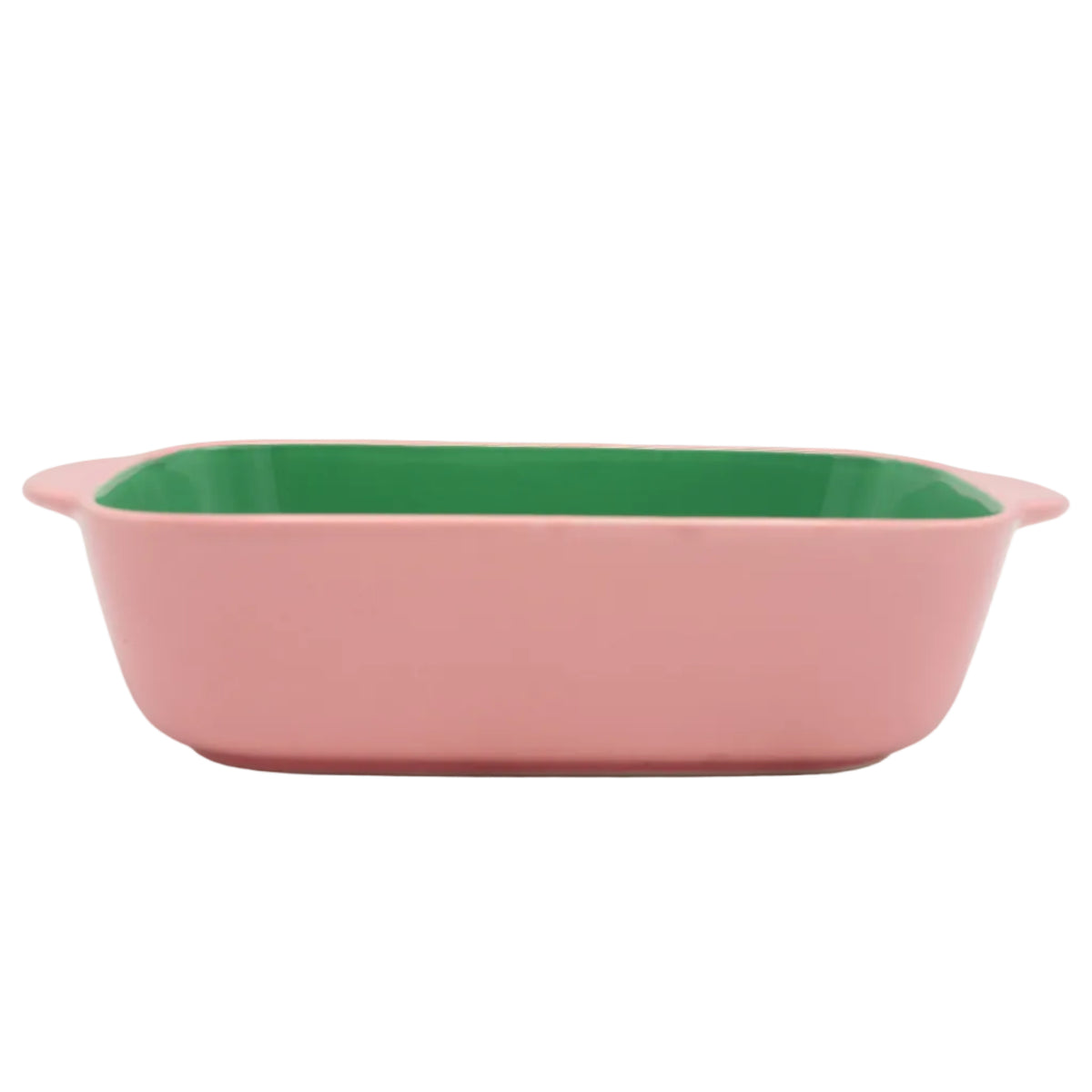 Danny Home Rectangle Porcelain Baking Dish Pink and Green at Zubaidas Homestore. Most Trusted Homestore in Pakistan