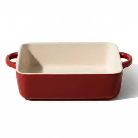 Danny Home Rectangular Ceramic Bakeware Tray Bordeaux at Zubaidas Homestore