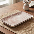 Danny Home Rectangular Marble Swirl Serving Platter 17.7cm at Zubaidas Homestore 