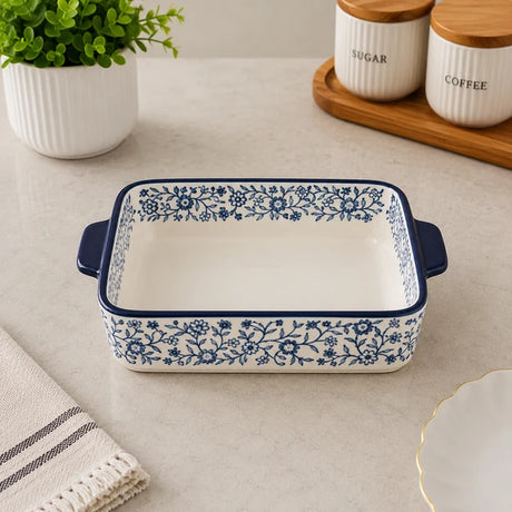 Danny Home Rectangular Porcelain Bakeware Oven Dish 20cm at Zubaidas Homestore