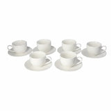Danny Home Ribbed Design Cup and Saucer 6 Pieces Set at Zubaidas Homestore - House of the Best Collection of Tea Sets in Pakistan