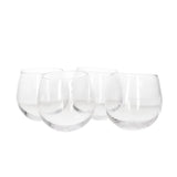 Danny Home Round Rocking Whisky Glass 4 Pieces Set 380ml at Zubaidas Homestore Pakistan