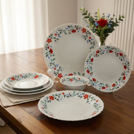 Danny Home Scarlet Blossom Dinner Set 24 Pieces Zubaidas Homestore Pakistan
