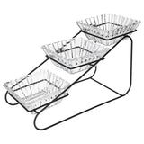 Danny Home Serving Glass Bowl with Stand 4 Pieces Set at Zubaidas Homestore Pakistan