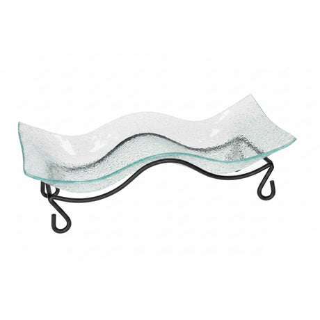 Danny Home Serving Glass Platter Set 2 Pieces at Zubaidas Homestore Pakistan