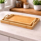 Danny Home Serving Tray 2 Pieces Set with Handles at Zubaidas Homestore 