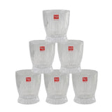 Danny Home Shining Crystal 6 Pieces Glass Set 285ml at Zubaidas Homestore