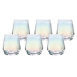 Danny Home Shining Crystal 6 Pieces Glass Set 360ml at Zubaidas Homestore 