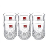 Danny Home Shining Crystal Glass 6 Pieces Set 210ml at Zubaidas Homestore 