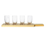Danny Home Shot Glasses and Serving Paddle 5 Pieces Set 160ml at Zubaidas Homestore Pakistan