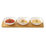 Danny Home Snack Bowl and Tray Set of 4 Pieces at Zubaidas Homestore Pakistan