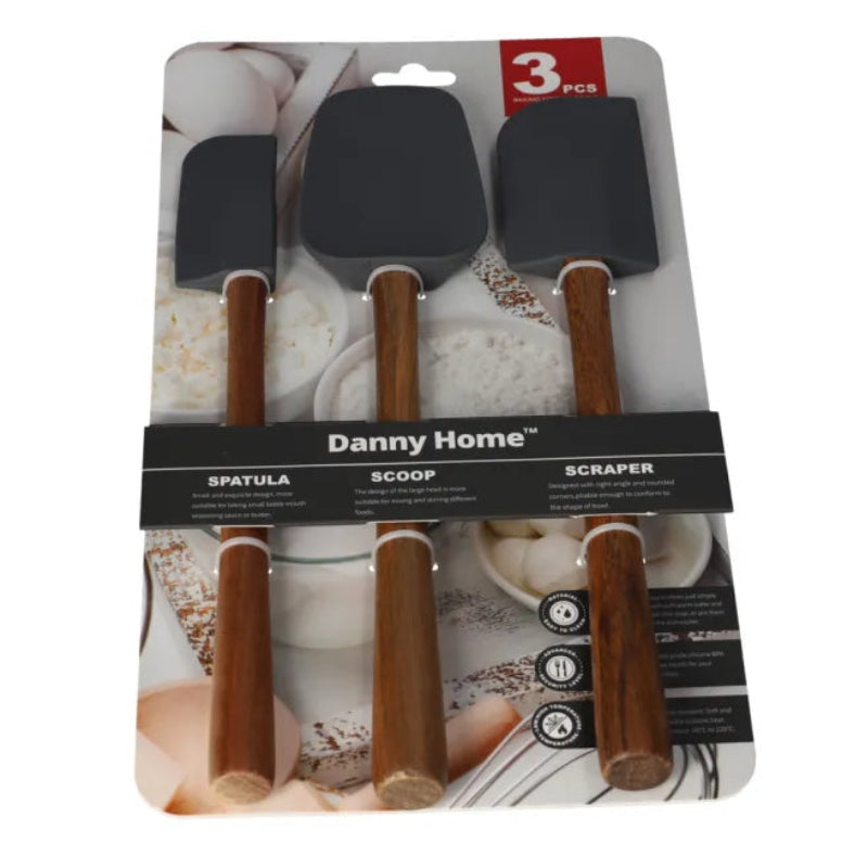 Danny Home Spatula Scoop and Scraper 3 Pieces Set at Zubaidas Homestore 