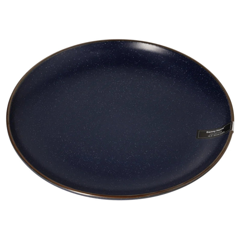 Danny Home Speckled Ceramic Dinner Plate 26cm Blue at Zubaidas Homestore Pakistan