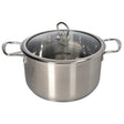 Danny Home Stainless Steel Casserole Pot with Glass Lid 5.8L at Zubaidas Homestore Pakistan