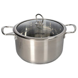 Danny Home Stainless Steel Casserole Pot with Glass Lid 5.8L at Zubaidas Homestore Pakistan