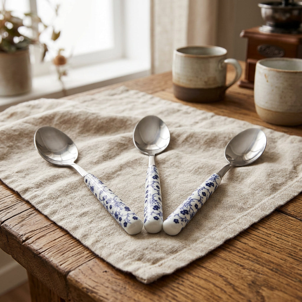 Danny Home Stainless Steel Coffee Spoon 3 Pieces Set at Zubaidas Homestore