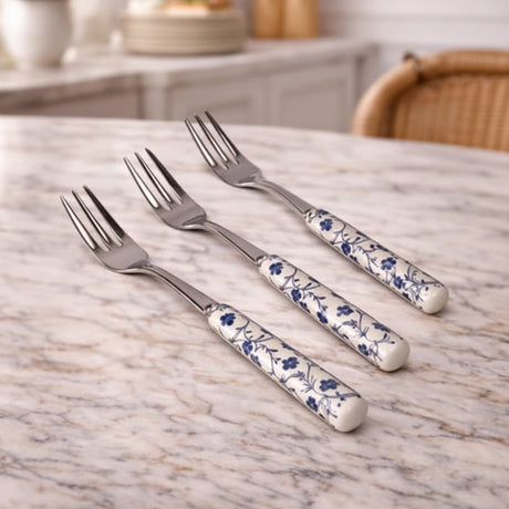 Danny Home Stainless Steel Dessert Fork 3 Pieces Set at Zubaidas Homestore 
