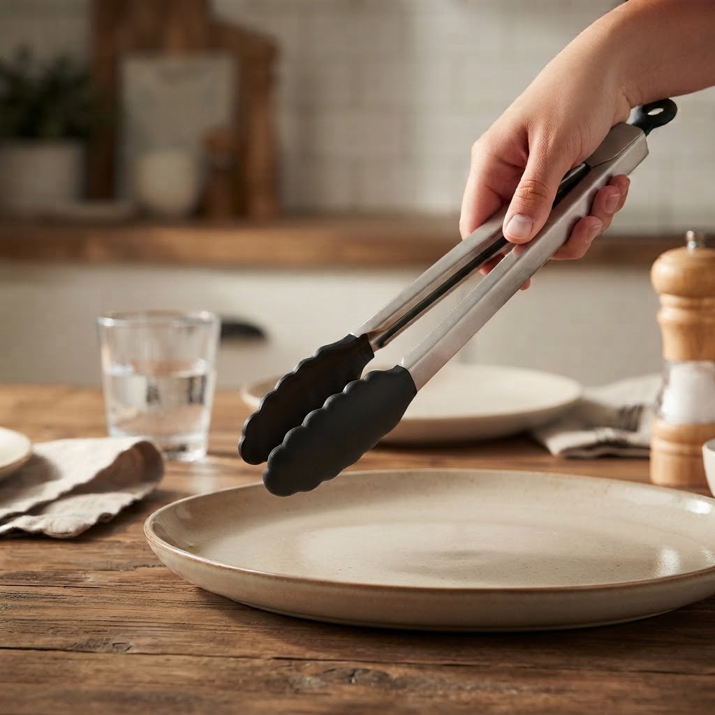 Danny Home Stainless Steel Kitchen Tong 34cm at Zubaidas Homestore 